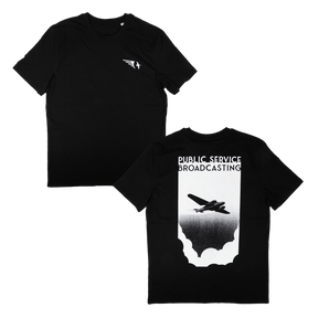 Last Flight Piece Hall T-Shirt - Black