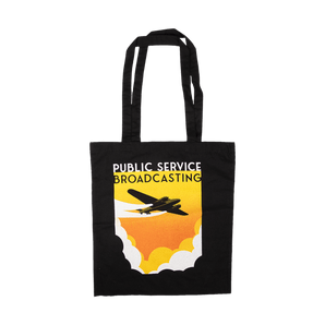 Last Flight Piece Hall Tote Bag - Black