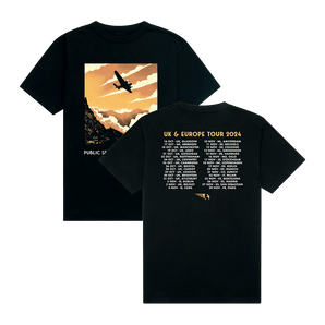 The Last Flight UK/EU 2024 Tour Tee - Black