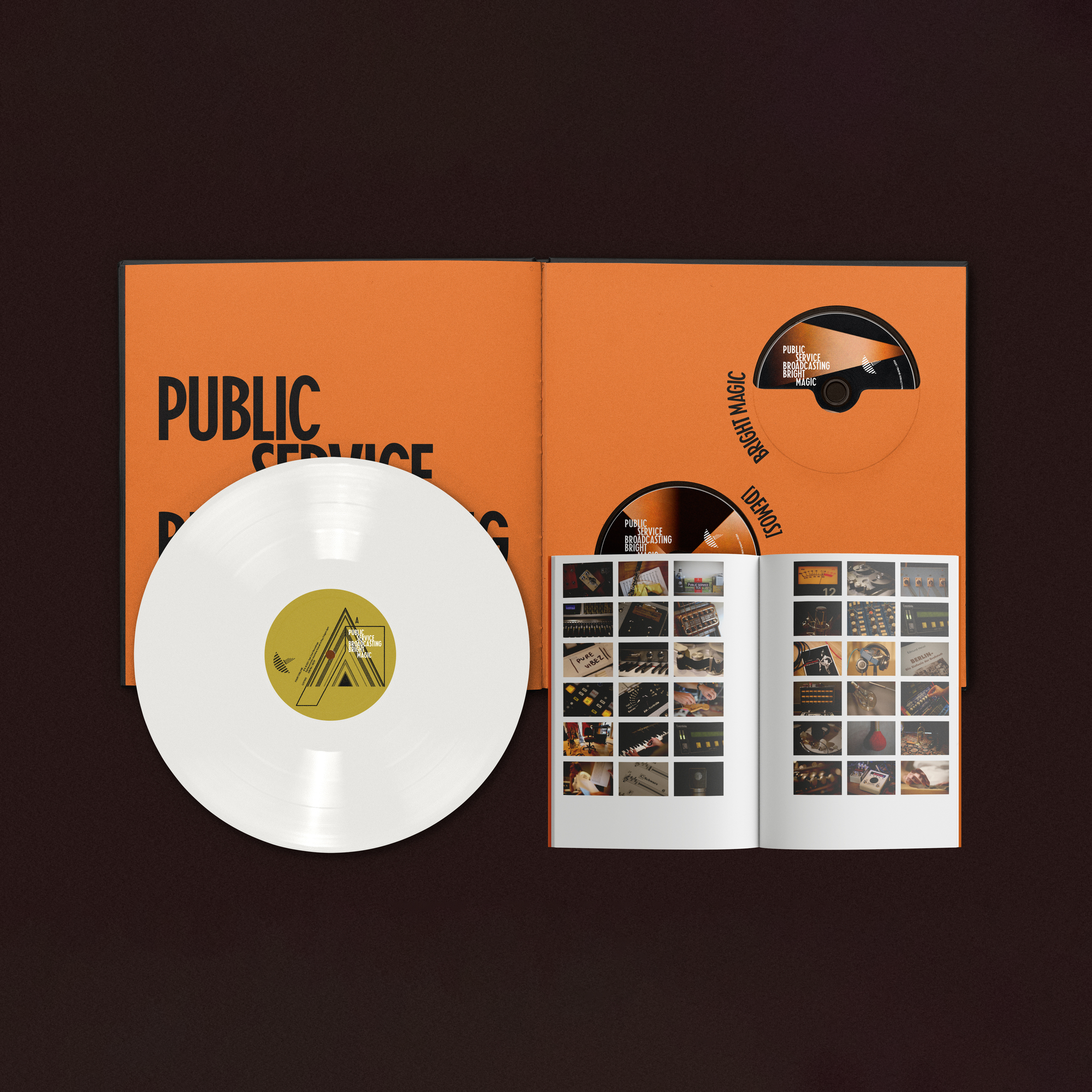 Lp Mode Book Bright Magic: Limited Super Deluxe Edition (Hardback Book, White LP ...